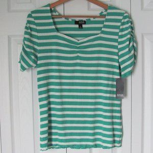 a.n.a Short Sleeve Lightweight Sweater